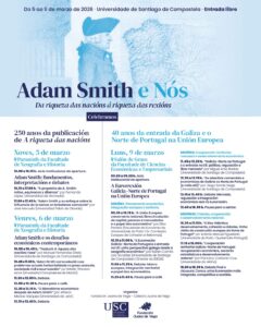 Xornadas ‘Adam Smith e nós. Da riqueza das nacións á riqueza das rexións’